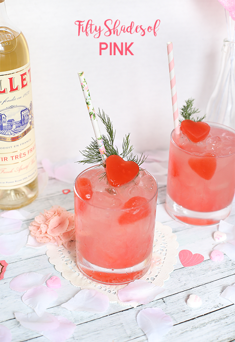 A Sexy Valentine’s Day Cocktail: Fifty Shades of Pink. 