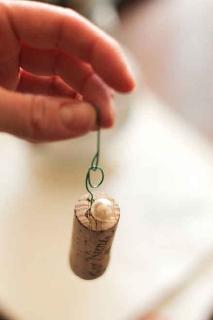 Corks of wine corks christmas ornaments made