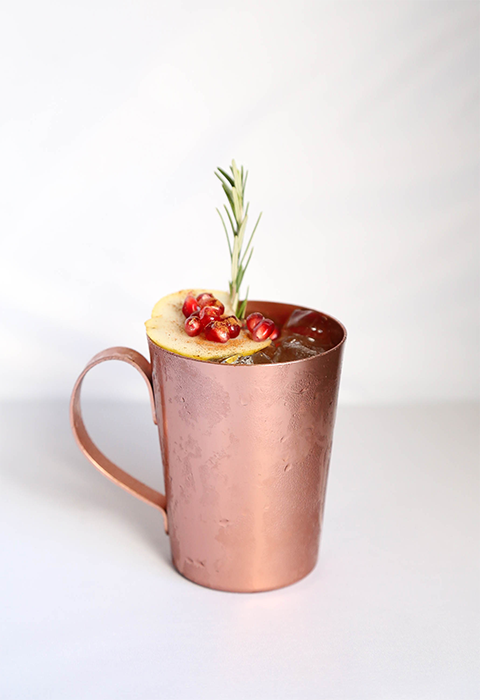 Bourbon Mulled Spiced Mule