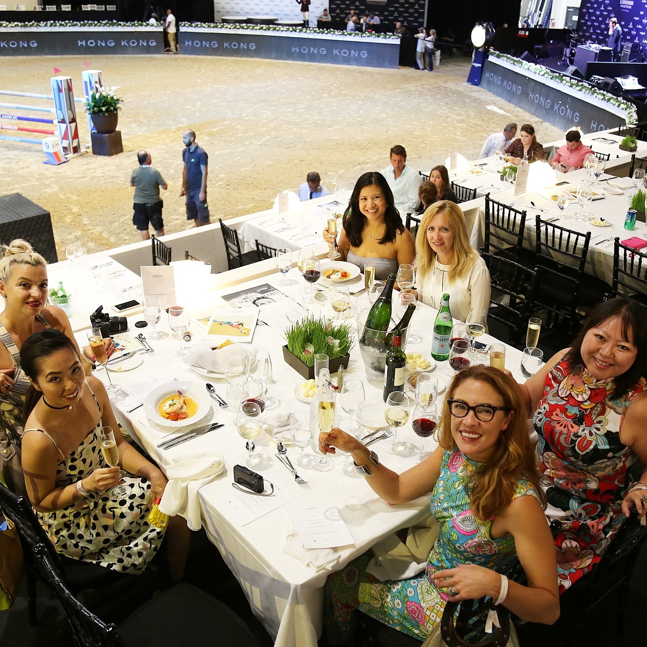 Dining at the Longines Masters in Long Beach 2016